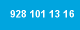928 101 13 16 928 101 13 16